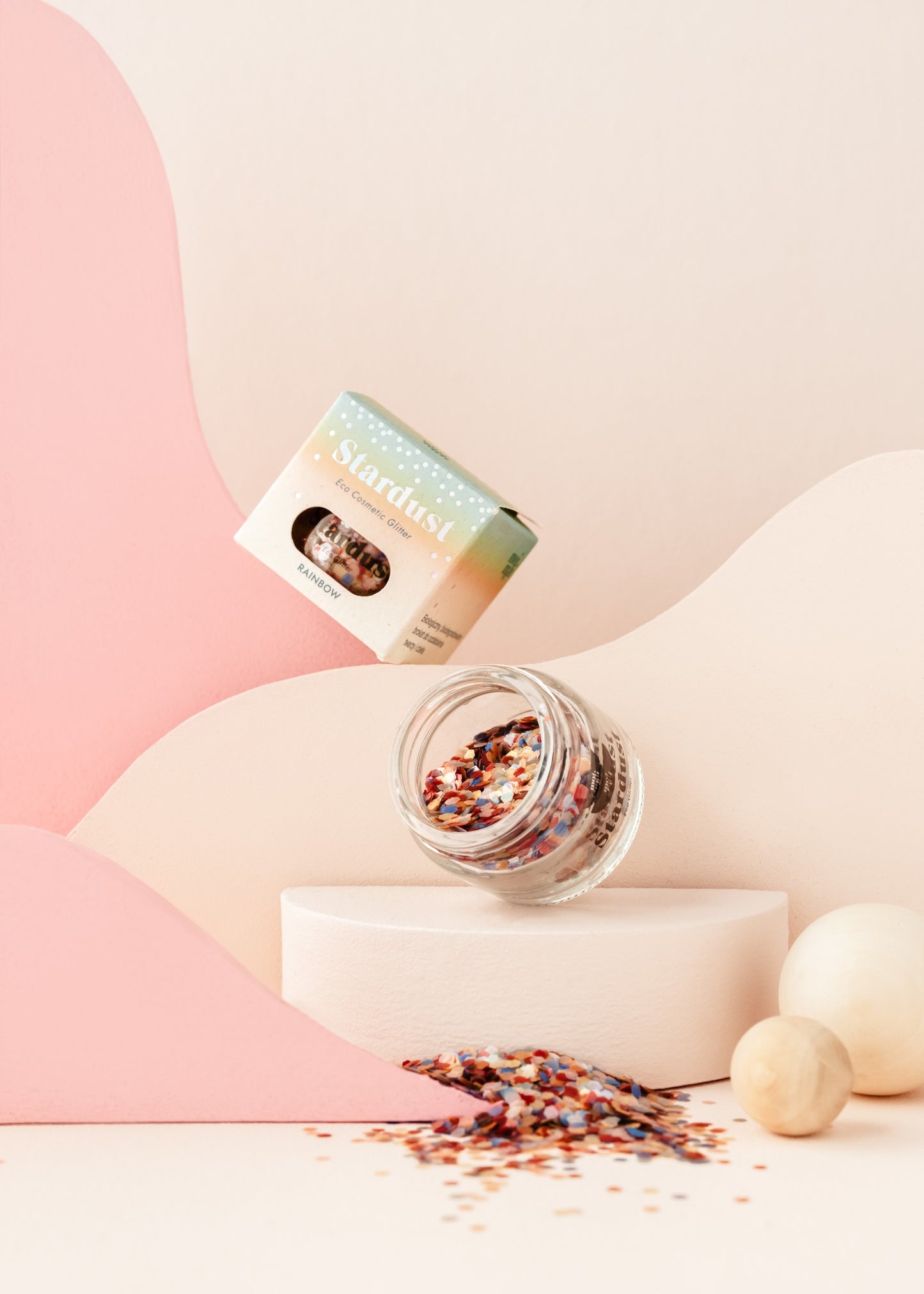 Decorative Eco Glitter - Rainbow Star Dust
