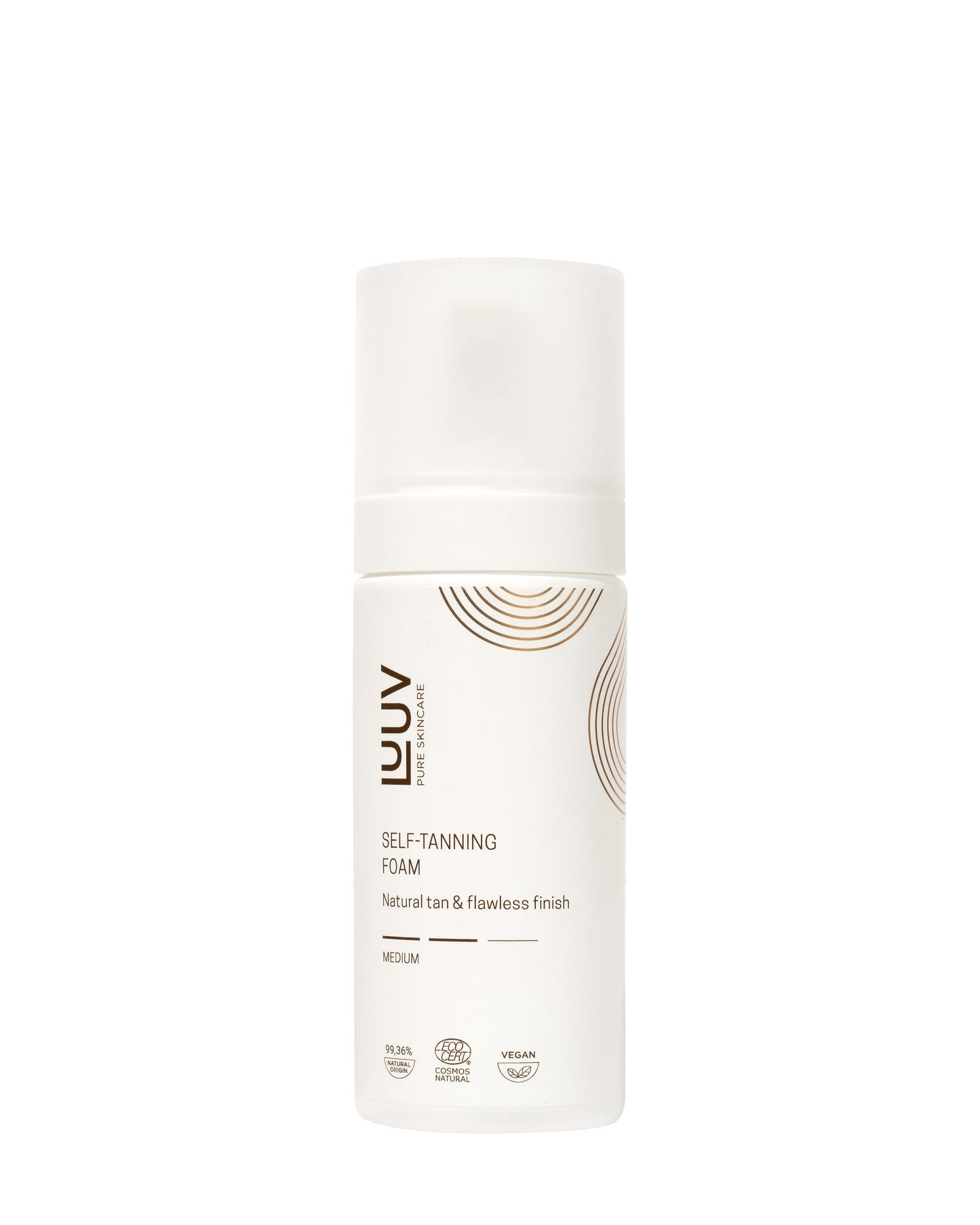 Natural Self Tanning Foam Medium COSMOS, 150ml