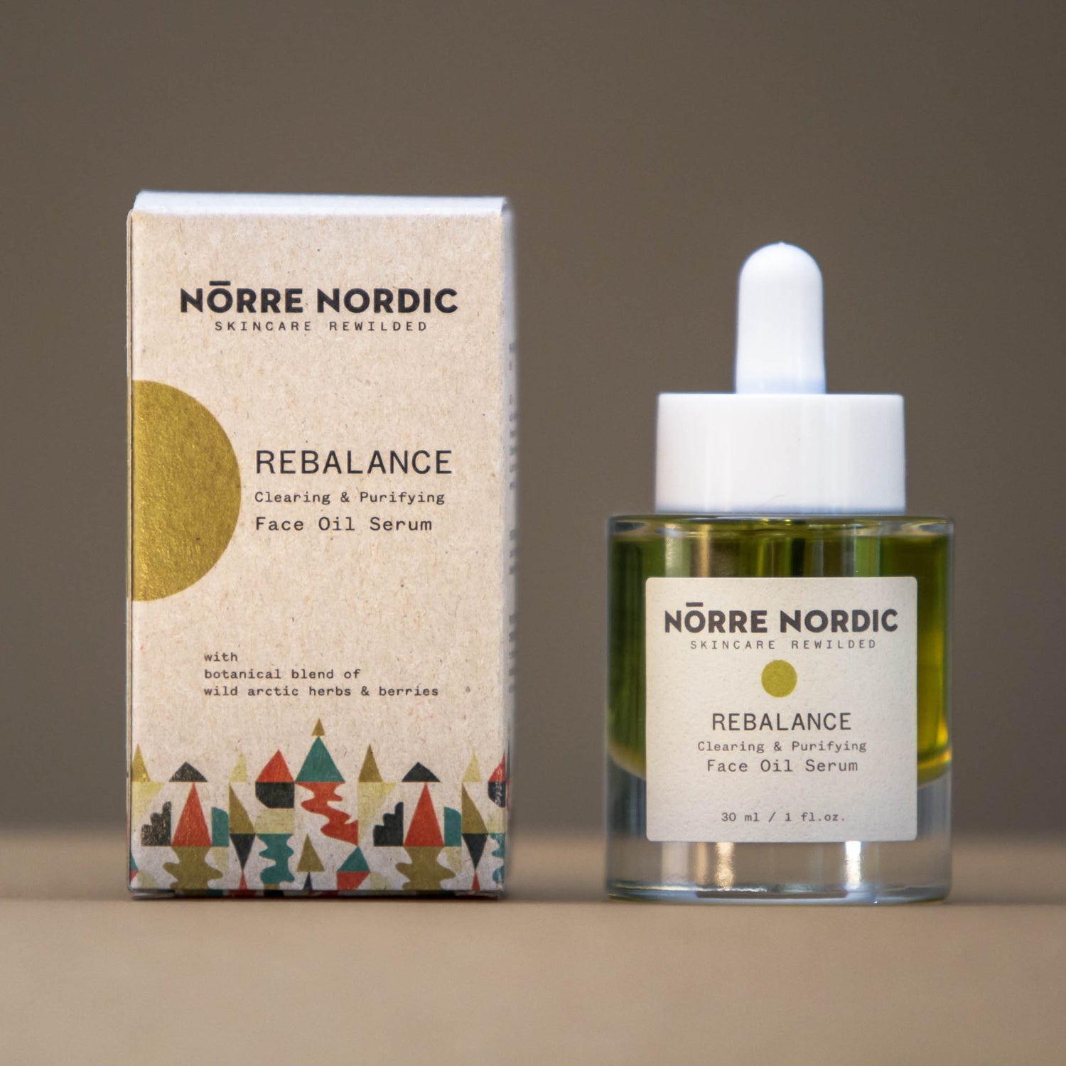 Clearing & Purifying Face Oil Serum REBALANCE, 30 ml